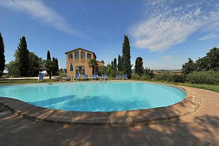 Buonconvento Villa Sleeps 3 Pool Wifi Kültér fotó